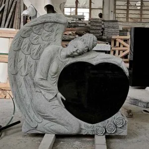 Angle Granite Headstones